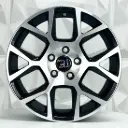 RIN 15X6.5 5-100 R1 SPORT 557 BLACK MACHINE FACE ET35 CB73.1