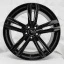 RIN 17X7 4-100 R1 SPORT QC2001 BLACK ET35 CB73.1
