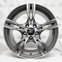 RIN 17X8 5-120 R1 SPORT 4060 GUNMETAL MACHINE FACE ET35 CB72.6