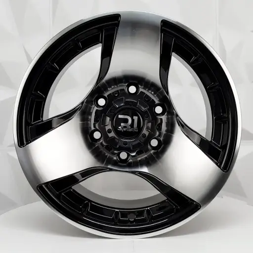 [151594] RIN 15X8 5-120 R1 SPORT DX020 BLACK MACHINE FACE ET0 CB83
